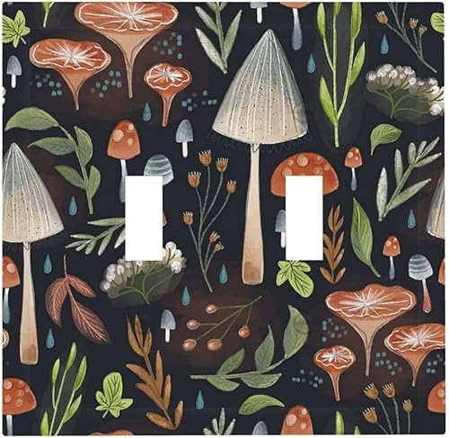 Miniatura 99 de Cubiertas de Interruptor de Luz de 1 Gang Medieval Abstracto Moderno Luna Estrellado Gran Ola Toggle Simple Placa de Pared Cubierta Decorativa de