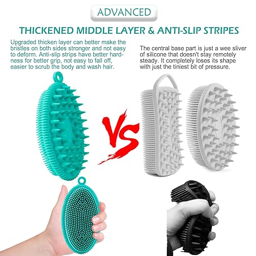 Miniatura 5 de Aplicador de máscara 2 piezas con cepillo de baño y champú 2 en 1