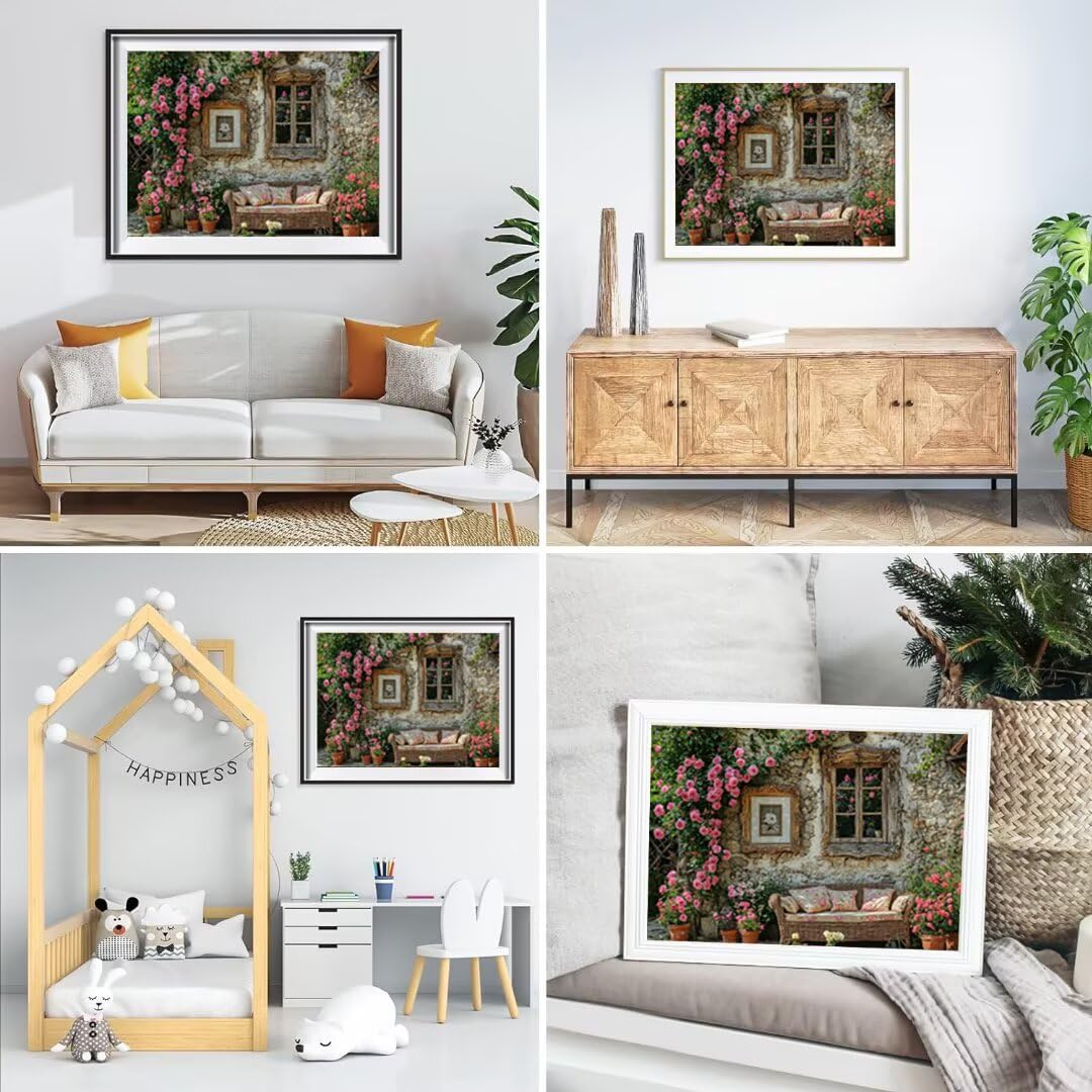 5D Kwiat Diament Malarstwo Zestaw dla dorosłych, DIY Zestawy malarskie Diament, Diamentowe pełne zestawy artystyczne, Square Rhinestone Ścieg krzyżykowy Malarstwo dla dorosłych Początkujący Wystrój