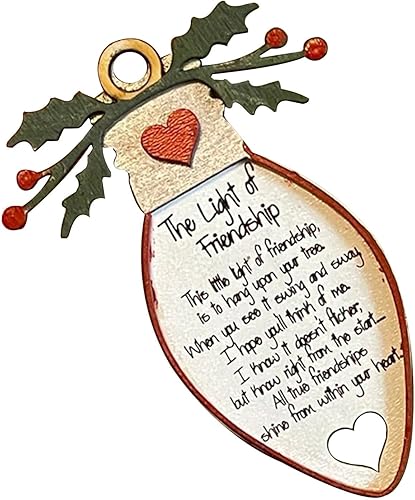 Miniatura 6 de Adornos de Navidad de la amistad para decoración del árbol de Navidad, regalo para amigos, mejores amigas y mejores amigas, diseño único