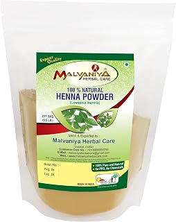 100% Pure and Natural HENNA POWDER | 8oz | Rajasthan Henna | Resealable zip lock (Only Use For External USe)