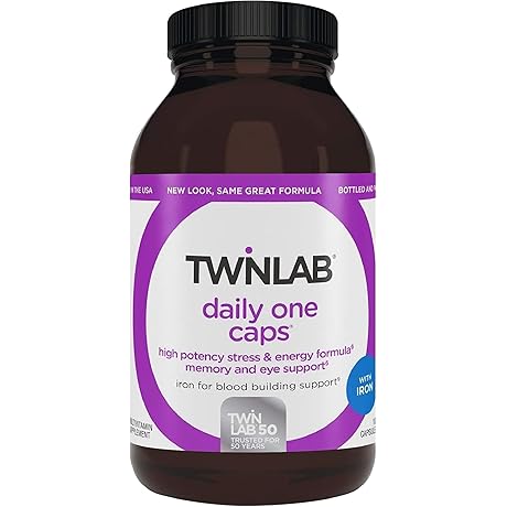 Twin Lab Daily One Caps with Iron