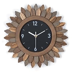Rustic Boho Sunburst Wall Clock Rustic Boho Sunburst Wall Clock product image