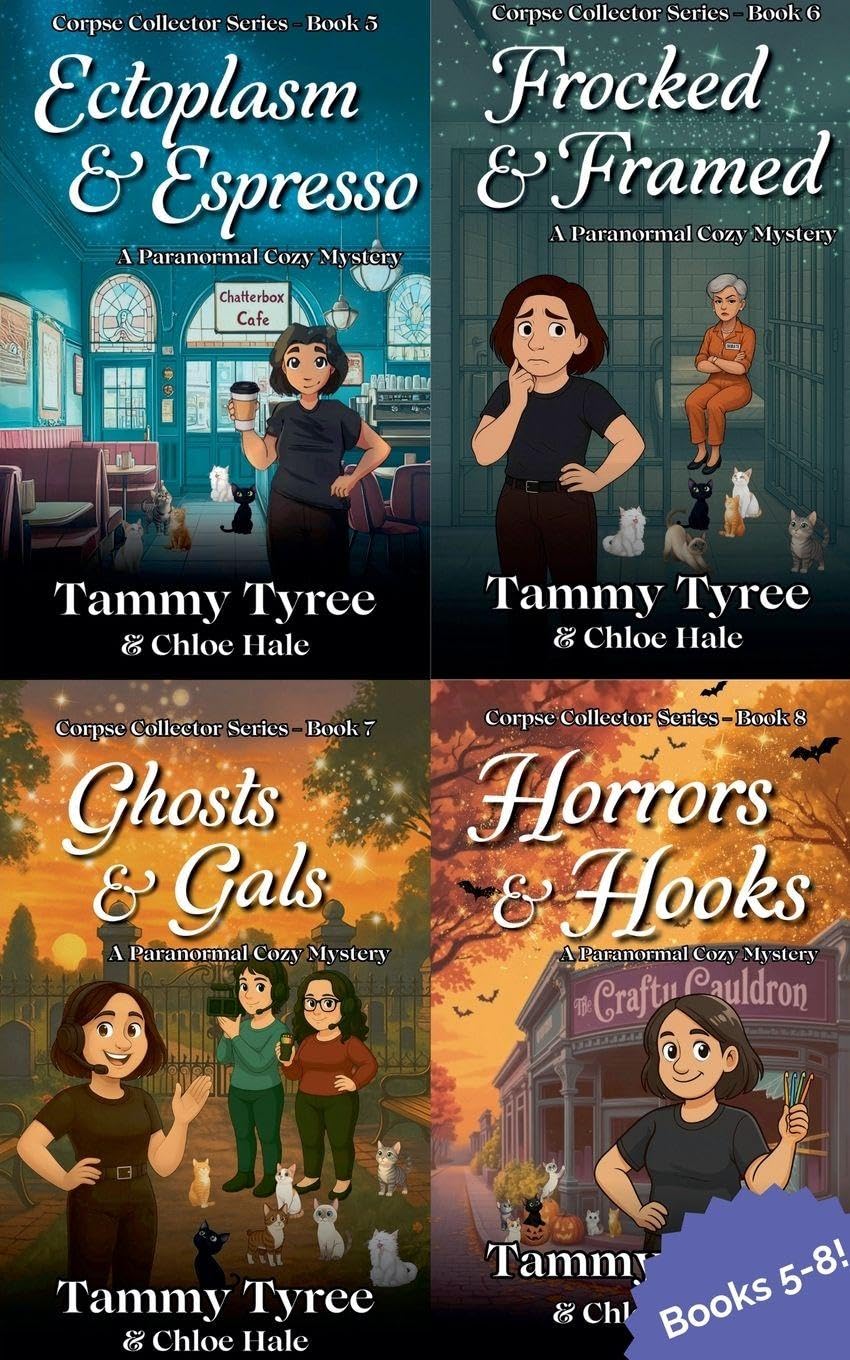 The Corpse Collector Books 5-8 (Corpse Collector Paranormal Cozy Mystery)