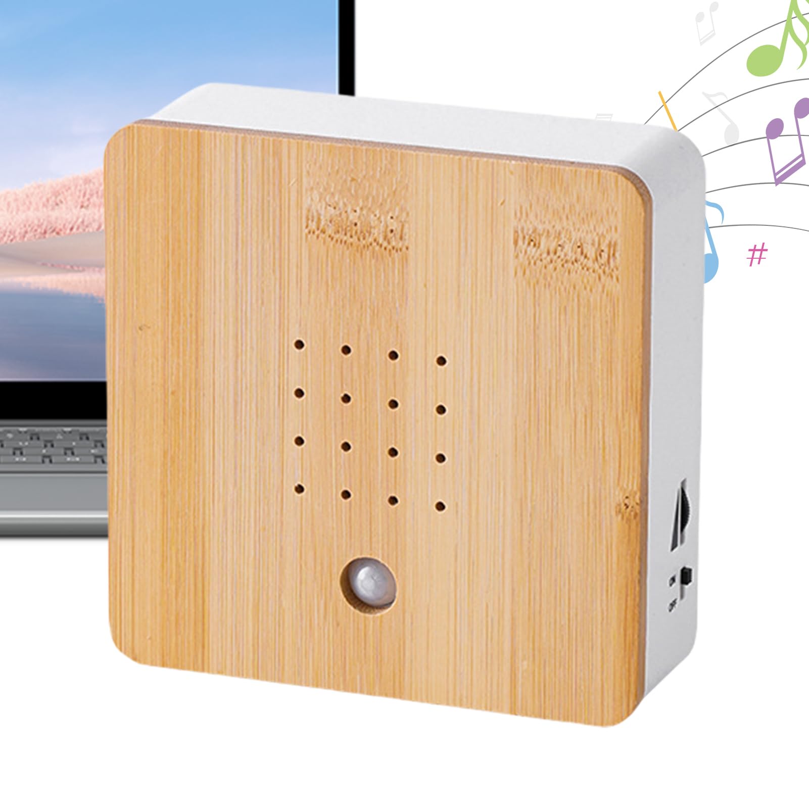 Caja de sonido de pájaros, altavoz de pájaros,Sensor de movimiento Caja de pájaros de canto | Máquina de ruido de animales inteligente, decoración de la sala de estar, generador de ruido con sonidos d
