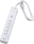 Woods WiOn 50055 Indoor WiFi Current Tap with 2 USB Charging Ports, Wireless Switch, Programmable Timer