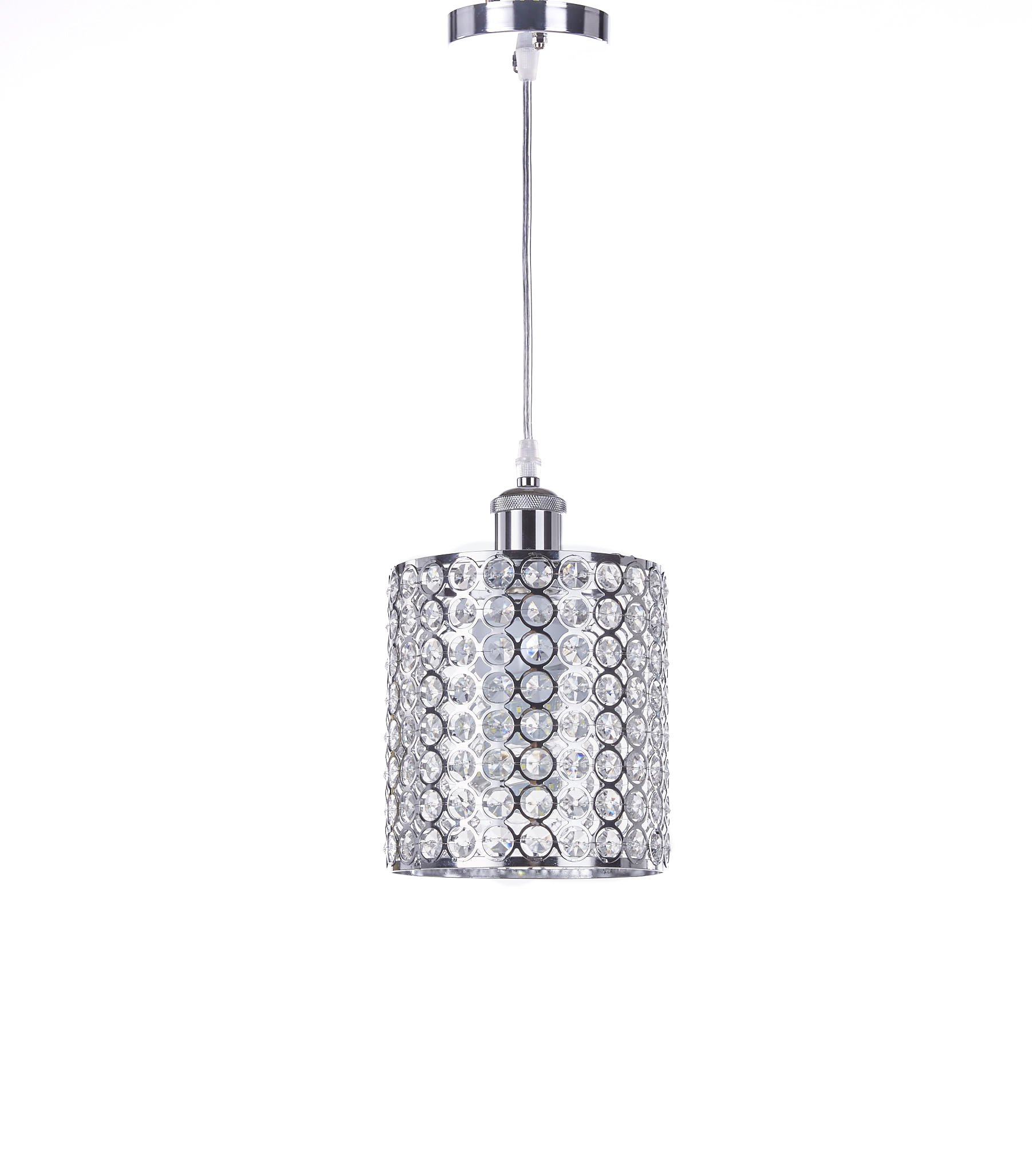 Antique Silver Crystal Chandeliers Ceilling Pendant Light Fixture SML-161-X-W7-Silver