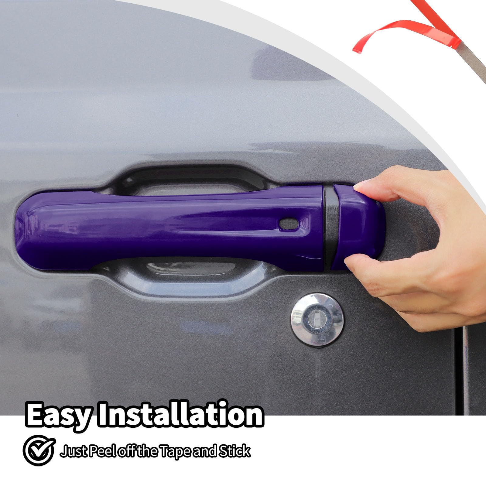 20-Piece Purple Door Hinge Covers For Jeep Wrangler JL & Gladiator JT 2018-2024