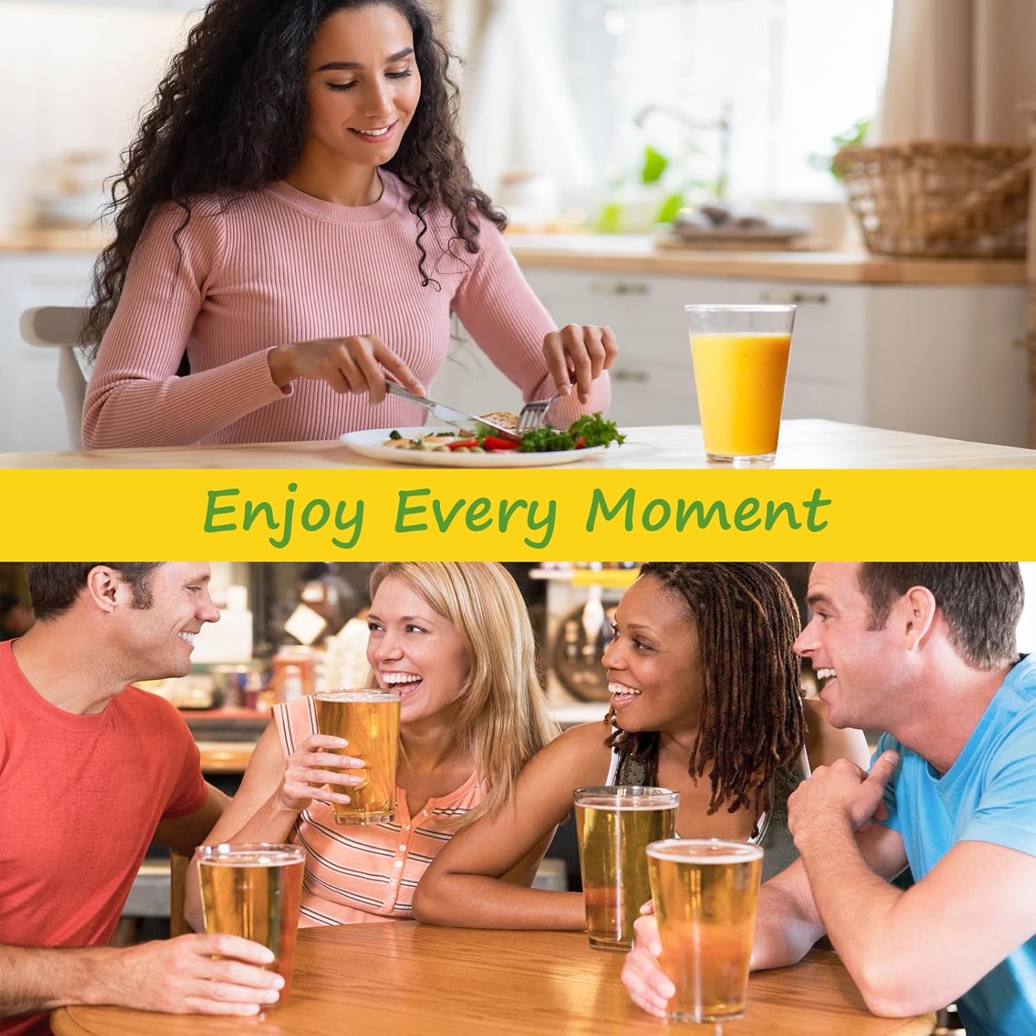 32 OZ Large Plastic Cups Reusable,Shatterproof Drinking Glasses, Stackable Glasses Drinking Set, Plastic Cups for Kitchen,Poolside,Party, House,BPA-Free,Dishwasher Safe,Sets of 6 - Image 8