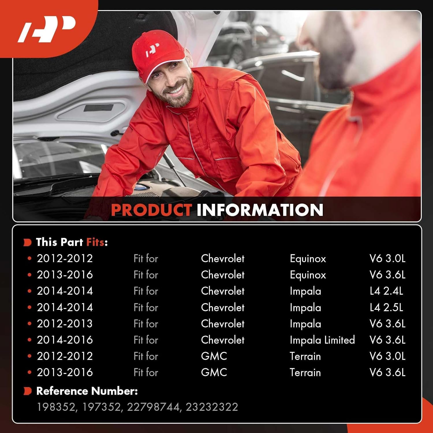 A-Premium Air Conditioner AC Compressor with Clutch Compatible with Chevrolet Impala 2012-2014, Impala Limited 2014-2016, Equinox 2012-2016 & GMC Terrain 2012-2016, 5-Groove Pulley