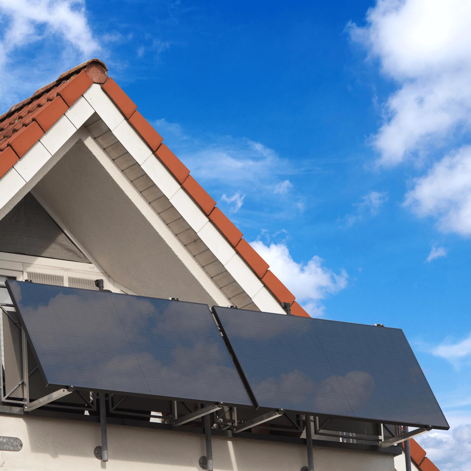 SUNNIVA® Solarmodul 500 W FULL BLACK Bifazial Glas PV Modul Solarpanel - PMax 500W Bifacial N-Type, für Balkonkraftwerk oder PV Solar Anlage