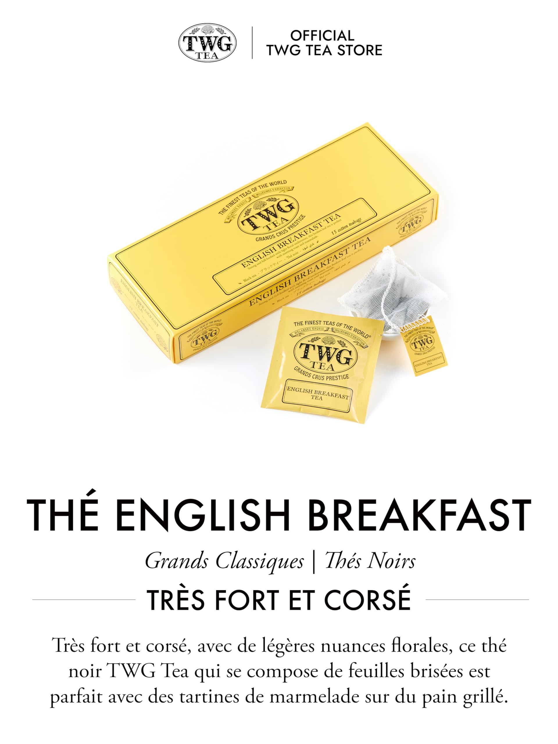 TWG Tea | Thé English Breakfast | Thé Noir | Nuances Florales | 15