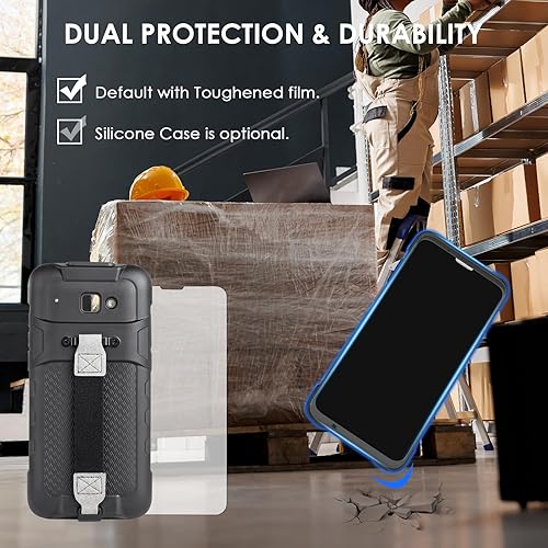 Miniatura 8 de Android 13 escáner de código de barras portátil computadora móvil 4 GB+64 GB terminal de datos resistente PDA con 1D2D Zebra-SE4710 lector Bluetooth