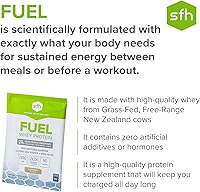 Vista 4 de SFH Proteína de suero de leche de combustible en polvo de gran sabor de suero alimentado con pasto MCT y fibra para energía Todo natural Sin