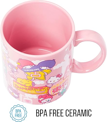 Miniatura 166 de Silver Buffalo Sanrio Hello Kitty and Friends Kuromi Poses - Taza de cerámica, 20 onzas