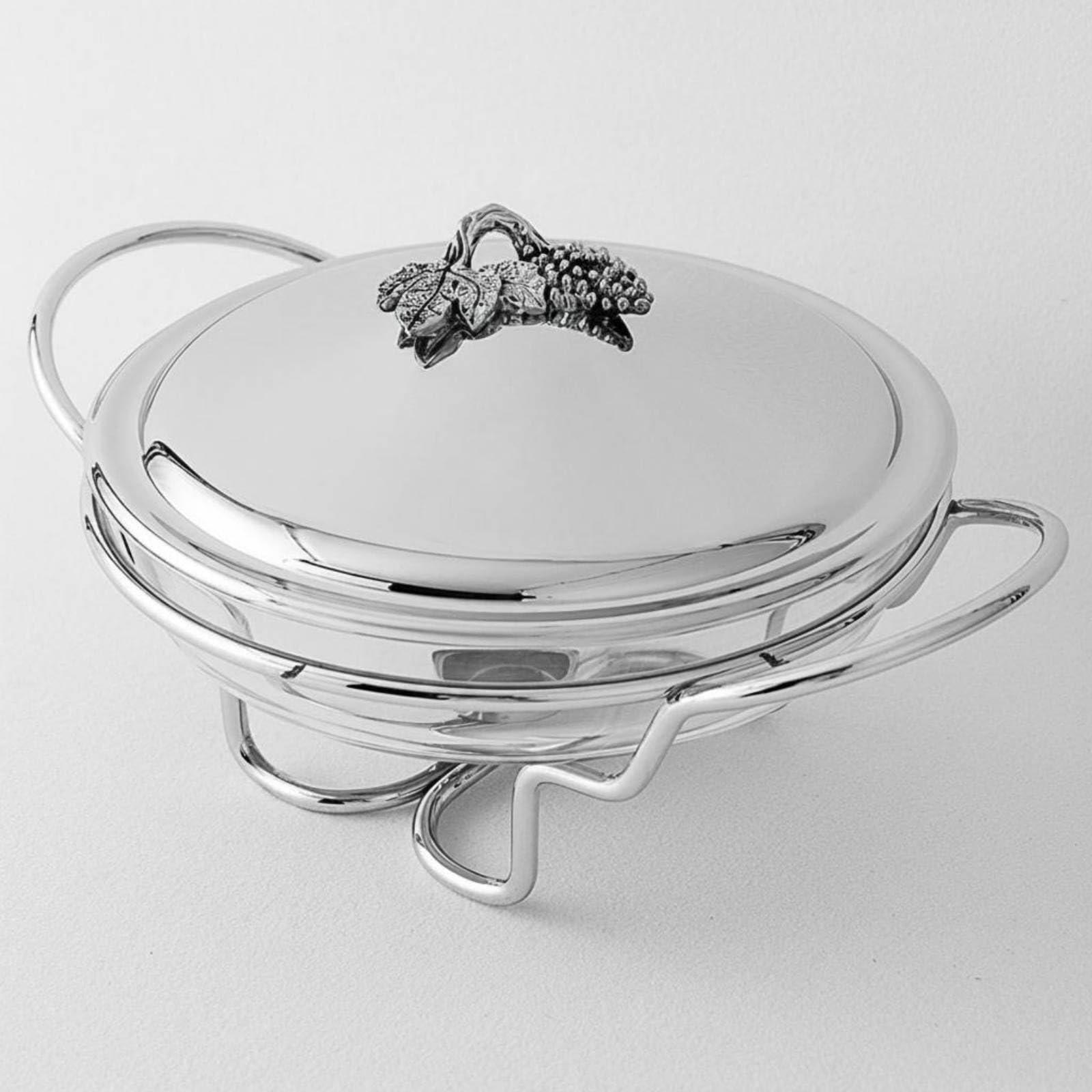 Chafing Dish in Acciaio Inox Mantiene il Cibo Caldo Chafing Dish Inox Resistente Alla Ruggine Scaldapietanze da Buffet per Alberghi