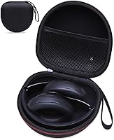 Vista 1 de Headphone Case Compatible with BERIBES/TOZO/KVIDIO/Beats/Soundcore Anker Noise Cancelling Over-Ear Headphones, Black