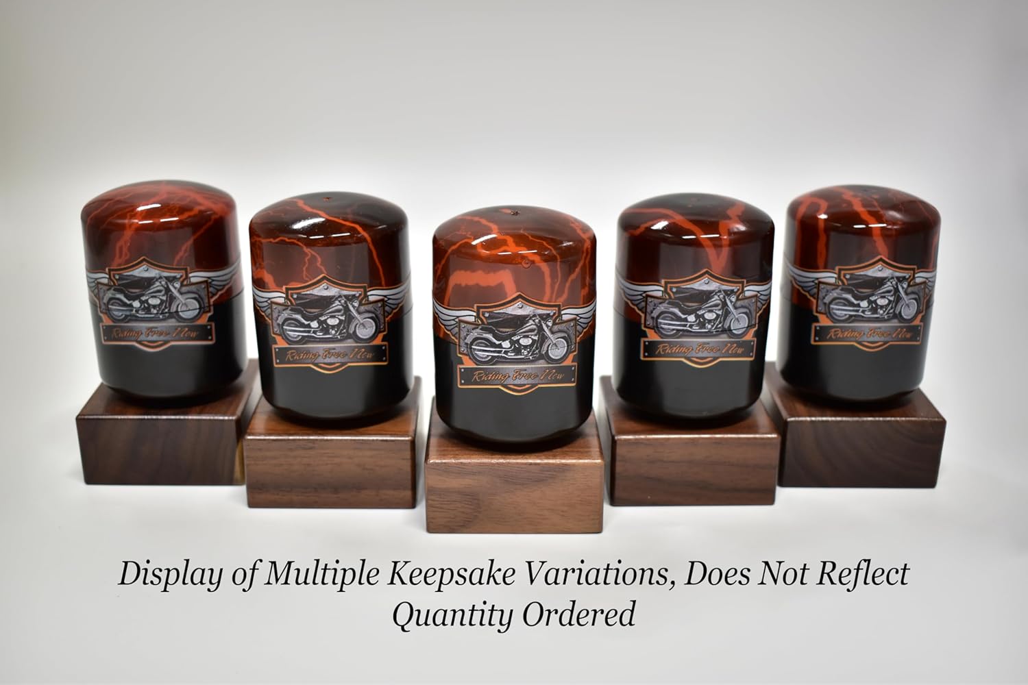 Motorcycle Riding Free Theme Urn/Vault (Keepsake)