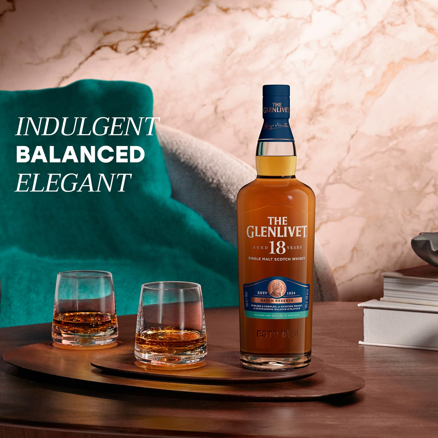 The Glenlivet 18 Year Old Scotch Whisky Bottle, 700ml : Amazon.sg