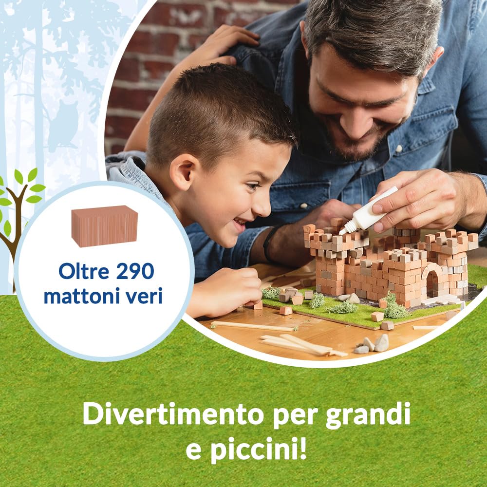 Brick Trick Trefl Casa/House - Costruisci con i Mattoncini, Veri Mattoncini ECO, 290 Mattoni, per Bambini dai 6 Anni