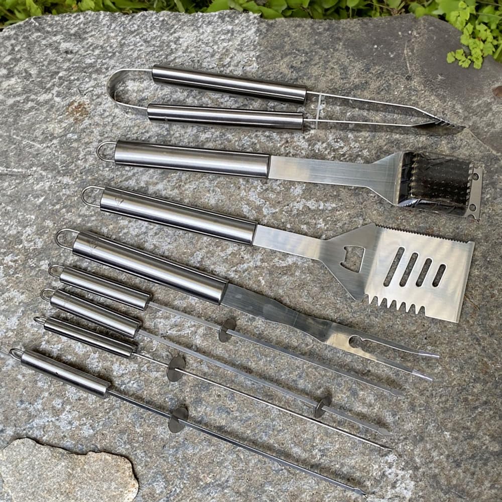 Küchenprofi Barbecue Set Phoenix 8 pezzi, argento