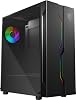 MSI MAG VAMPIRIC 010 Mid Tower Gaming Computer Case 'Black, 1x 120mm Argb Fan, Mystic Light Sync, Tempered Glass Panel, ATX, mATX, Mini-ITX'