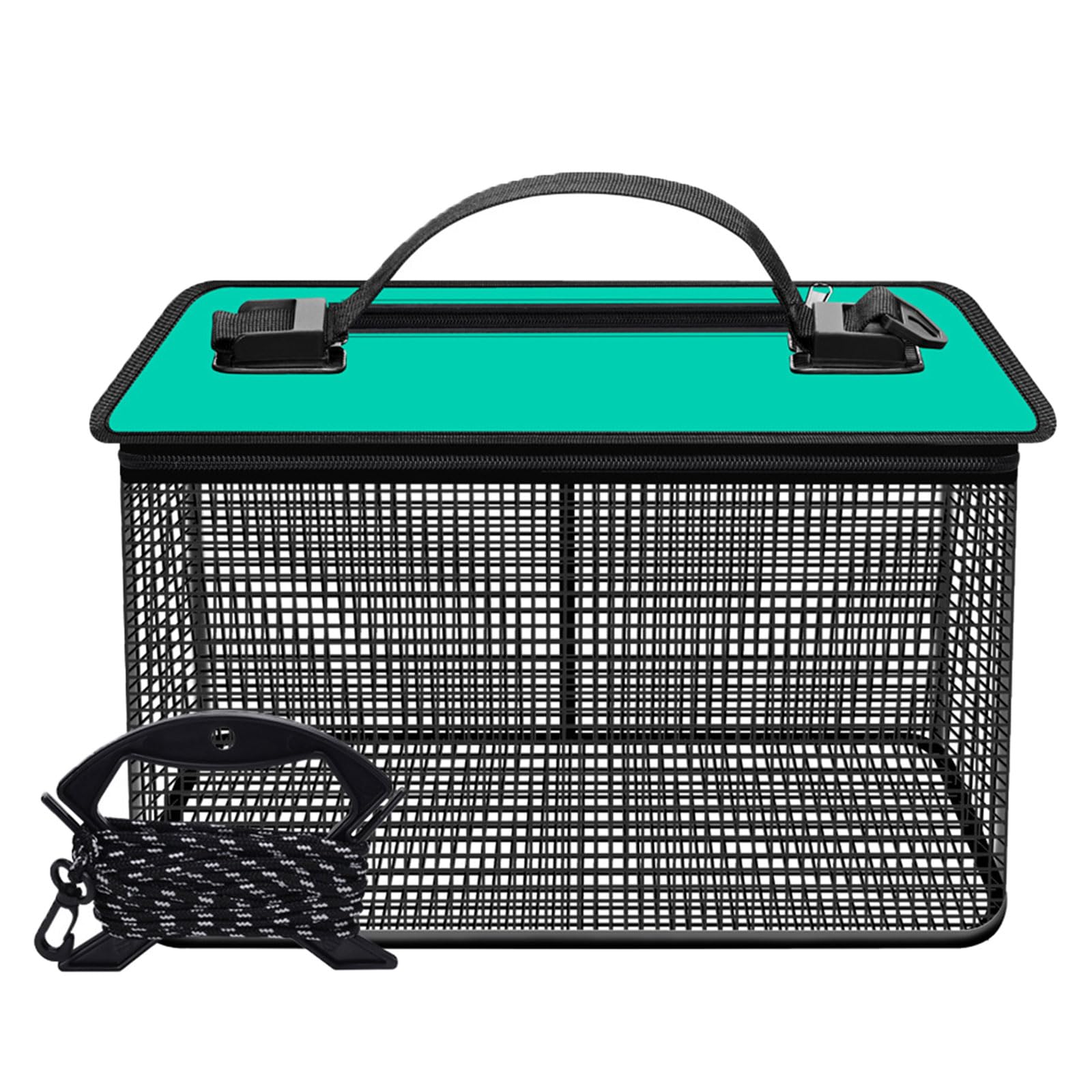 CHENZILIN Folding Fishing Net Fishing Protections Live Fish Bucket Portable Meshes Fishing Net Storage Cage Fish Protectors Enduri