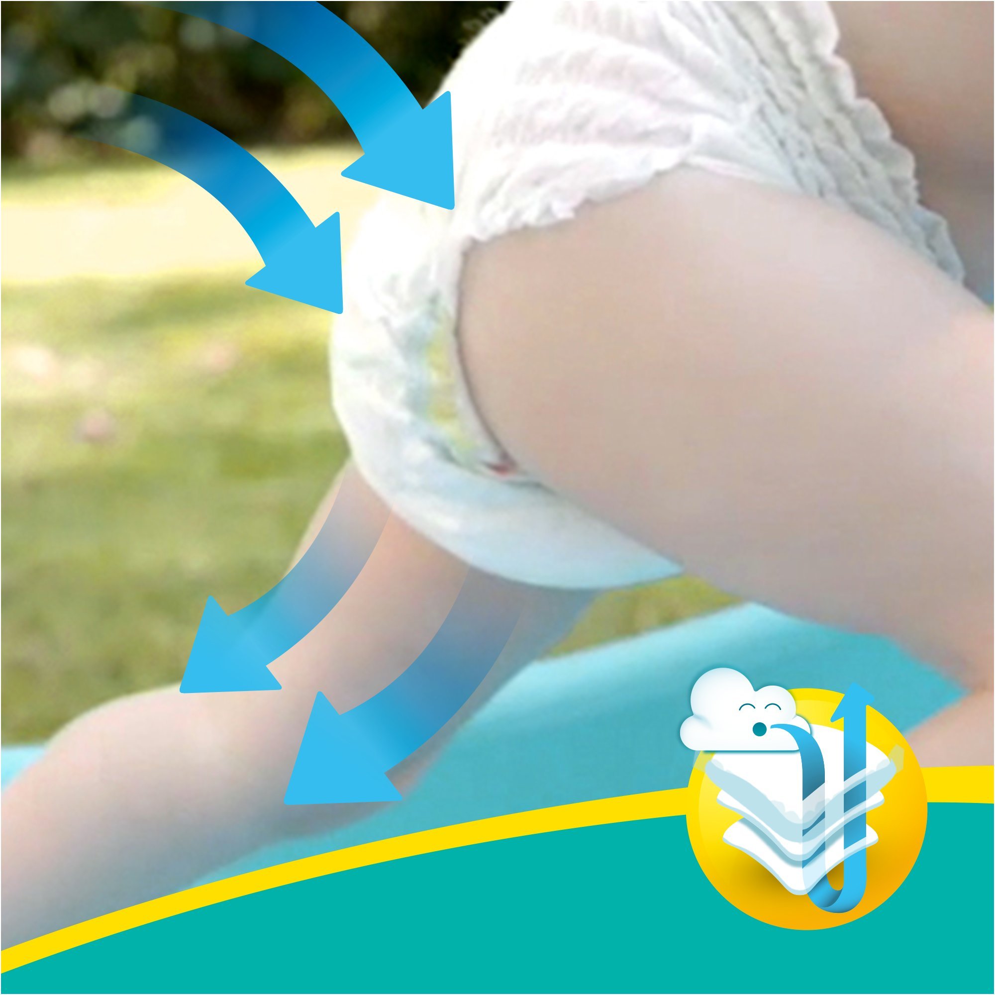 Pampers Premium Protection, 40 couches, Lot de 2 (2 x 40 pièces) pour bébé, taille 5 (12-17 kg)
