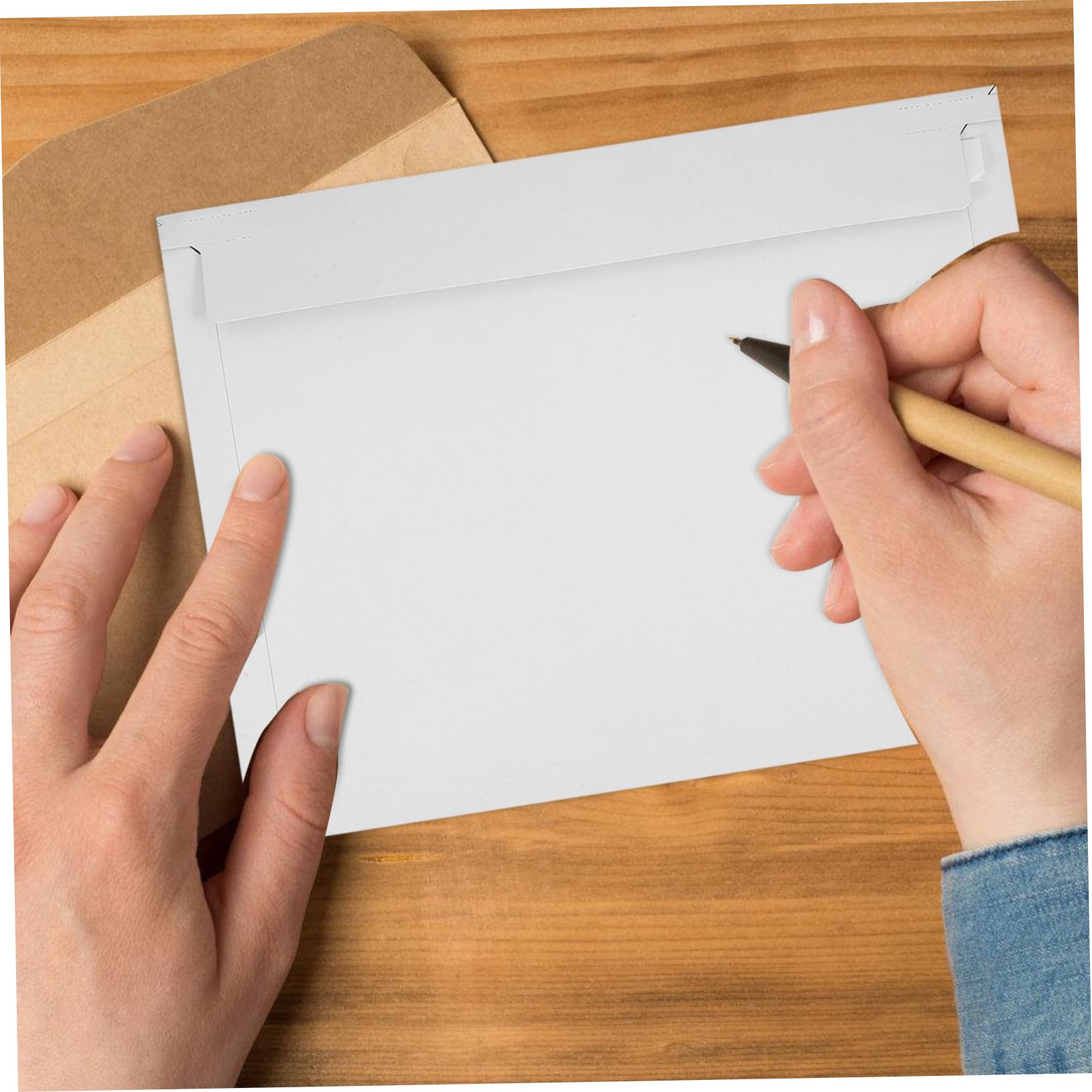 UKCOCO 30pezzi Busta Porta Documenti Rigida in Cartone Platto Autosigillante Per Spedire Foto Biglietti e Oggetti Piccoli Per Inviti Matrimonio e Occasioni Speciali