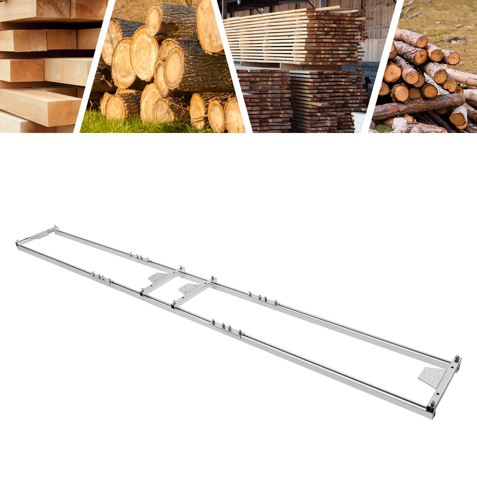 Mobilny pilarka, system prowadnicy do przenośnego tartaku, młynek do pił łańcuchowych, prowadnica z materiałów aluminiowych i żelaznych, do pił łańcuchowych, narzędzi do pił łańcuchowych
