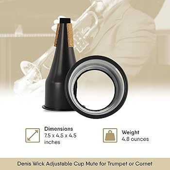 管楽器・吹奏楽器 MUTES BY DENIS WICK DW5531 Amazon.com: Denis Wick Adjustable Cup Mute for Trumpet or