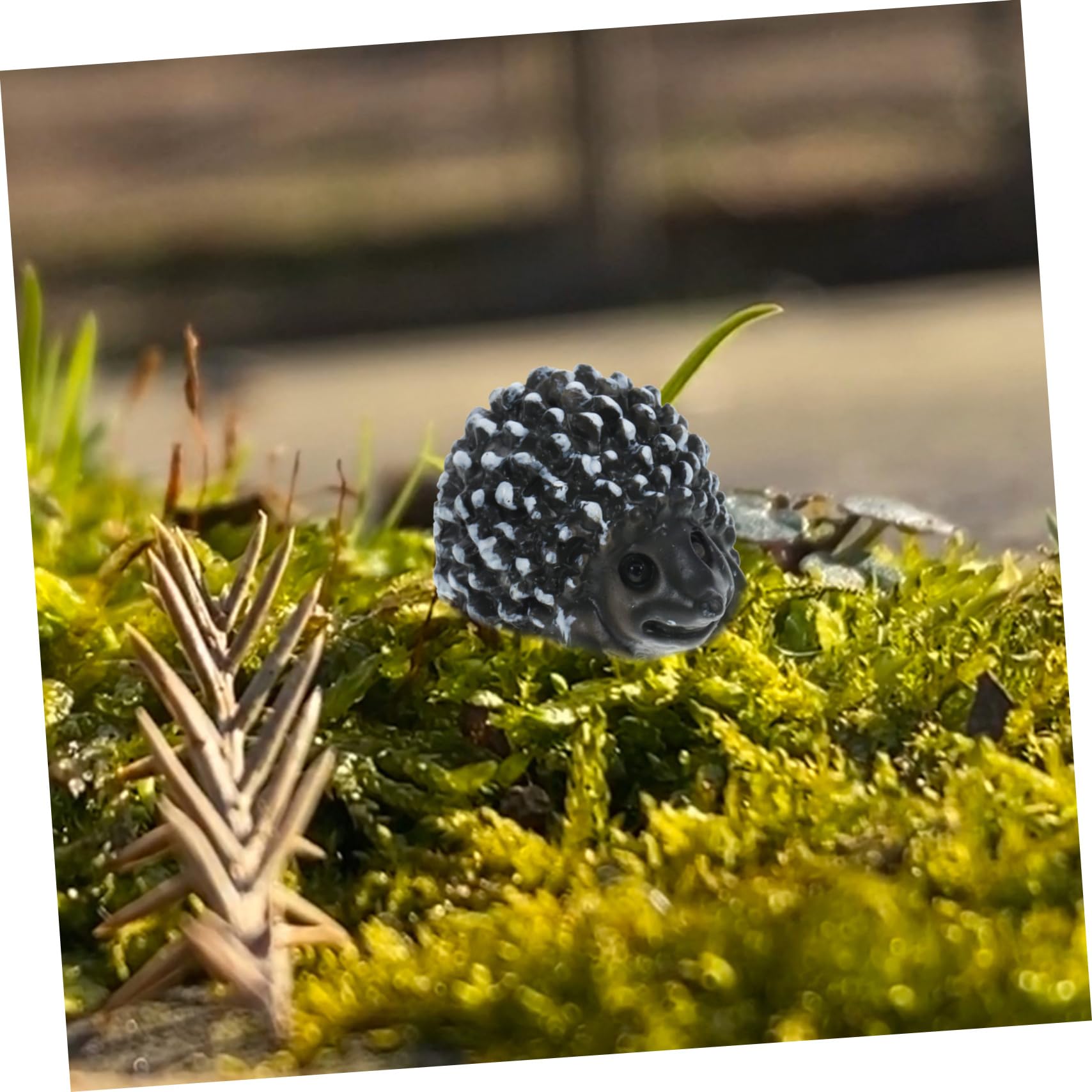 Sosoport 100stücke Miniatur Igel Figuren Niedliche Resin Mini Dekorationen Für Mikrolandschaften Garten Tierische Ornamente Für Sammler Und Freunde