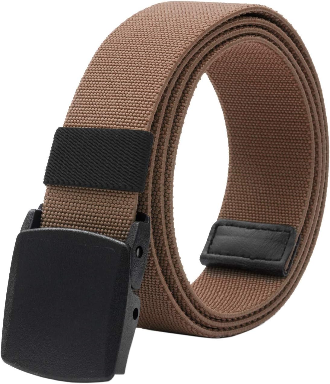 LionVII Elastic Belt for Men, Stretch Canvas Belt with YKK Plastic Buckle, Breathable Waist Belt for Work Outdoor Cycling Hiking, Adjustable Trim to Fit 75-125cm(28-49″) Waist LionVII Elastic Belt for Men, Stretch Canvas Belt with YKK Plastic Buckle, Breathable Waist Belt for Work Outdoor Cycling Hiking, Adjustable Trim to Fit 75-125cm(28-49″) Waist
