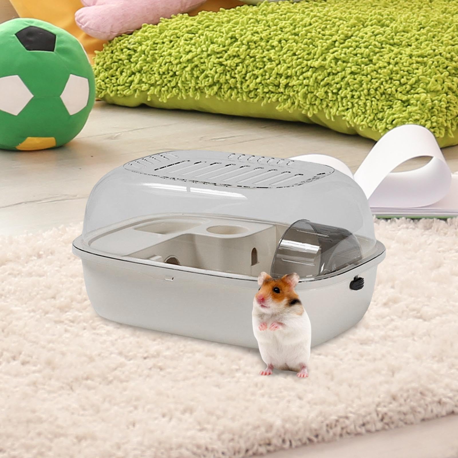 Amazon | Leefasy ハムスターケージ ハムスター生息地 換気 小動物用