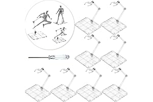 8-Piece Assembly Gundam Diorama Stand Display Holder