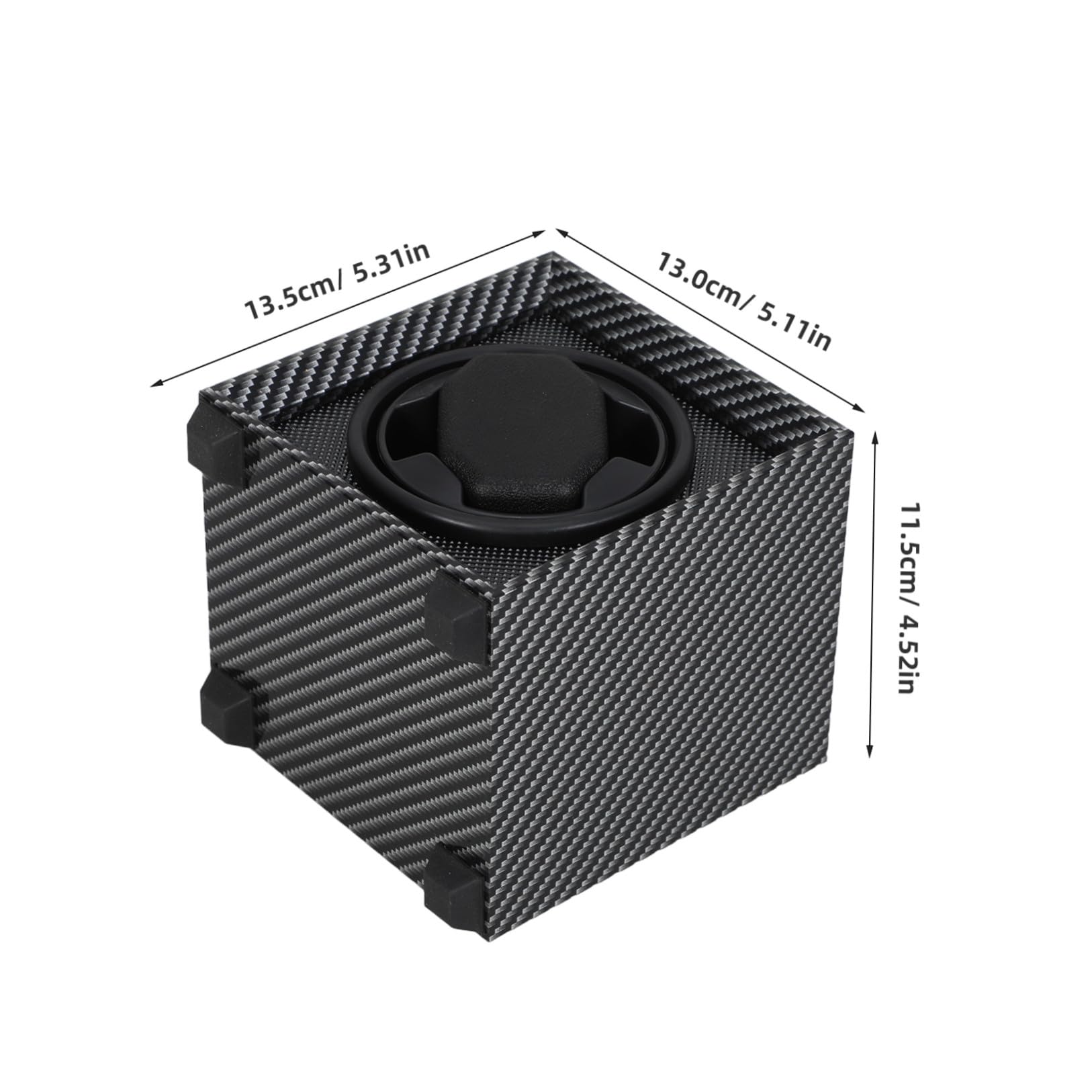 Carica Orologi Automatico Singolo Motore Silenzioso, Compatibilità, Struttura in Mdf e Abs, per Scrivania e Ufficio, Alimentazione USB Regolabile