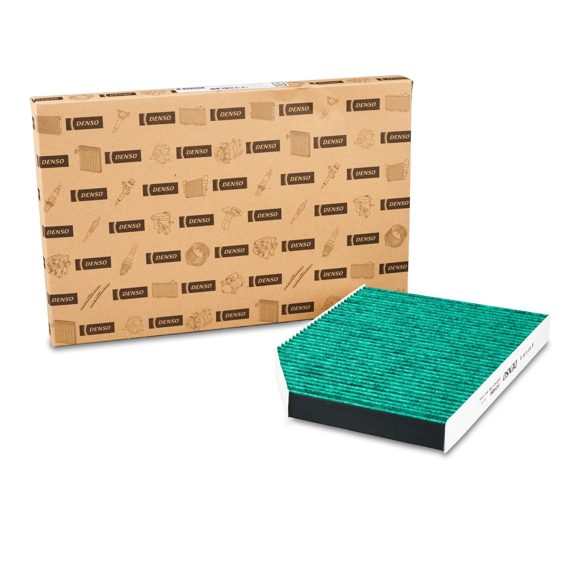 Filtro de habitáculo DENSO ClearAir+ (Referencia DCF838A) Filtración de 5 capas con protección antibacteriana, elimina hasta el 99% de bacterias y virus