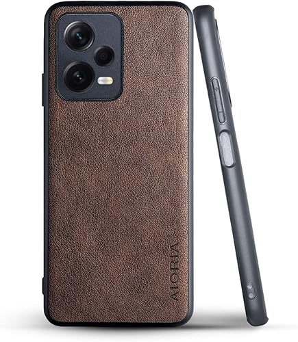 Miniatura 6 de AIORIA Funda protectora completa para Xiaomi Redmi Note 12 Pro 5G, funda de cuero premium para teléfono con diseño retro para Redmi Note 12 Pro 5G