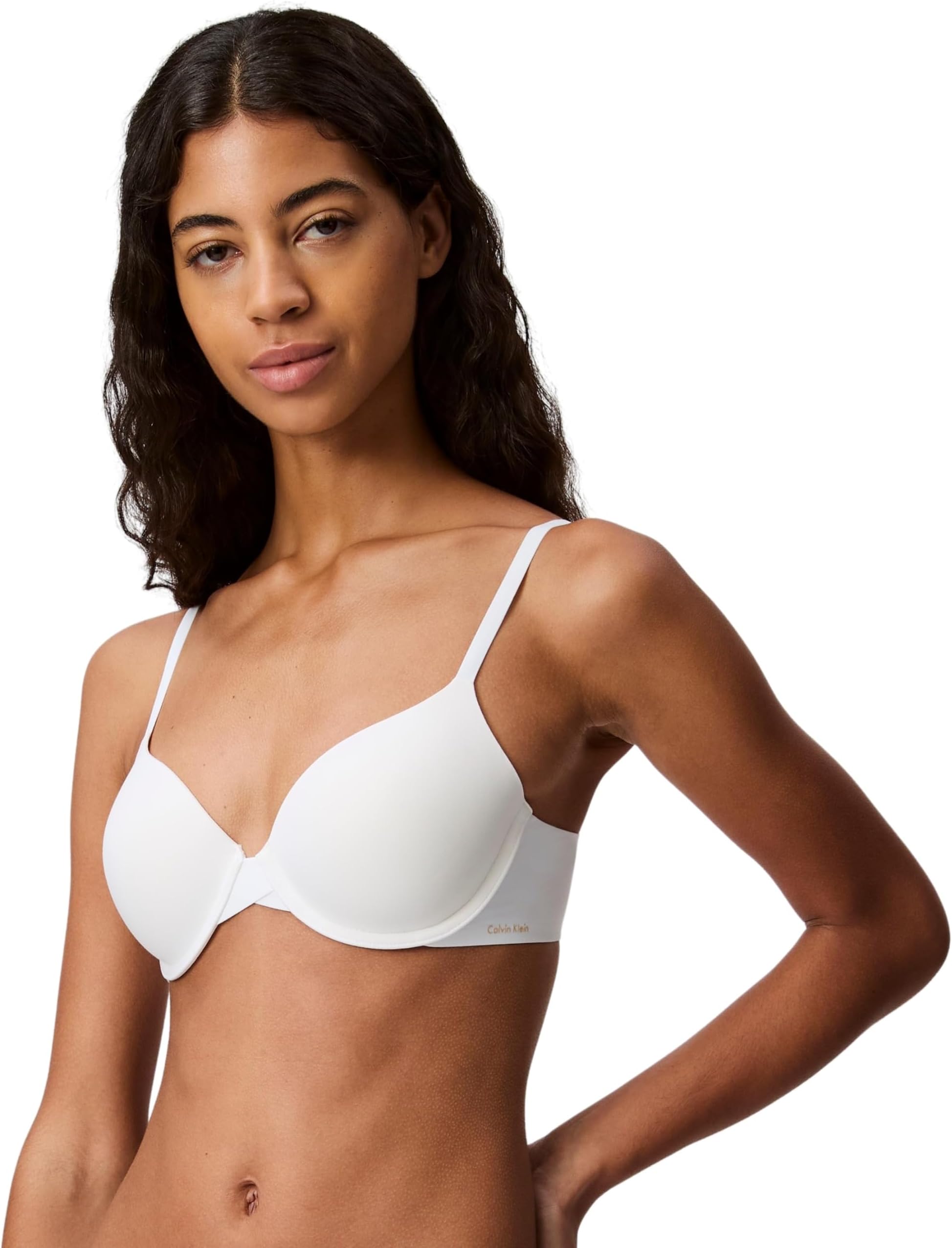 Women's Full Coverage Demi Cup Bra with Adjustable Straps