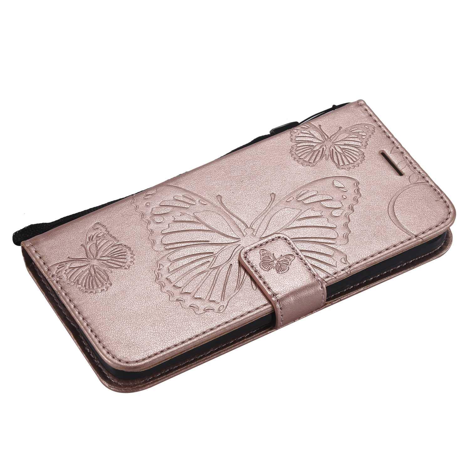 OKZone Cover per Huawei Y5 2018, Custodia Flip Pelle Portafoglio