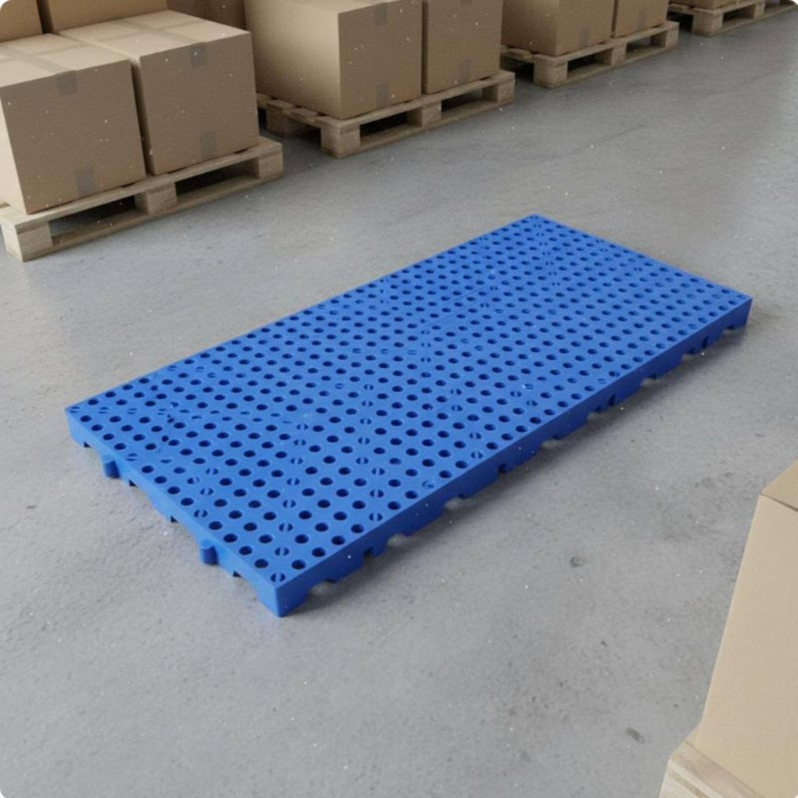 Gralara Pedana a Maglie Anti Umidità Traspirante Piastrella Modulare Ad Incastro Resistente All'usura Pavimentazione Industriale per Magazzino, Cantina