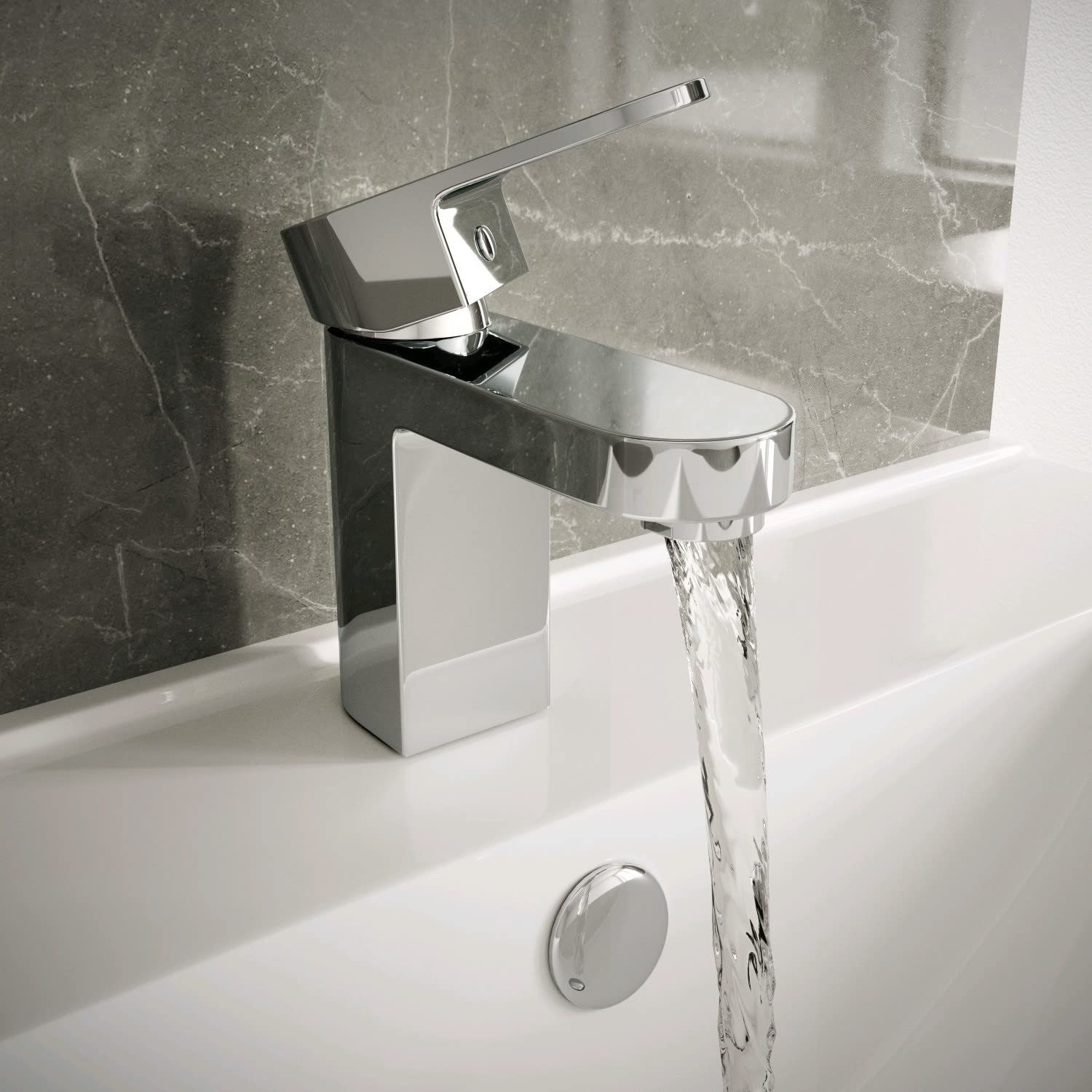 Betterathrooms.com Chrome Better Bathrooms Como Basin Tap Mixer Mono Designer Monobloc Cloakroom Mixers