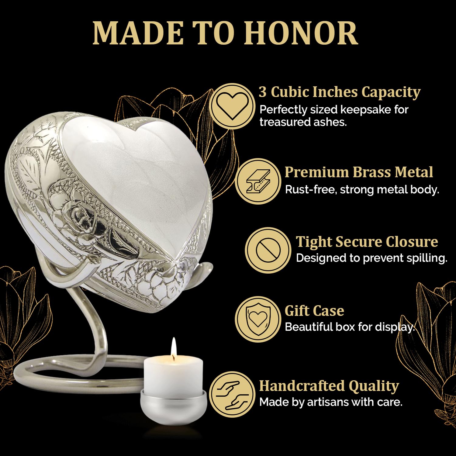 Amazon｜小さな骨壺 人間の遺灰 形見 - メモリアル形見 骨壺 女性&男性