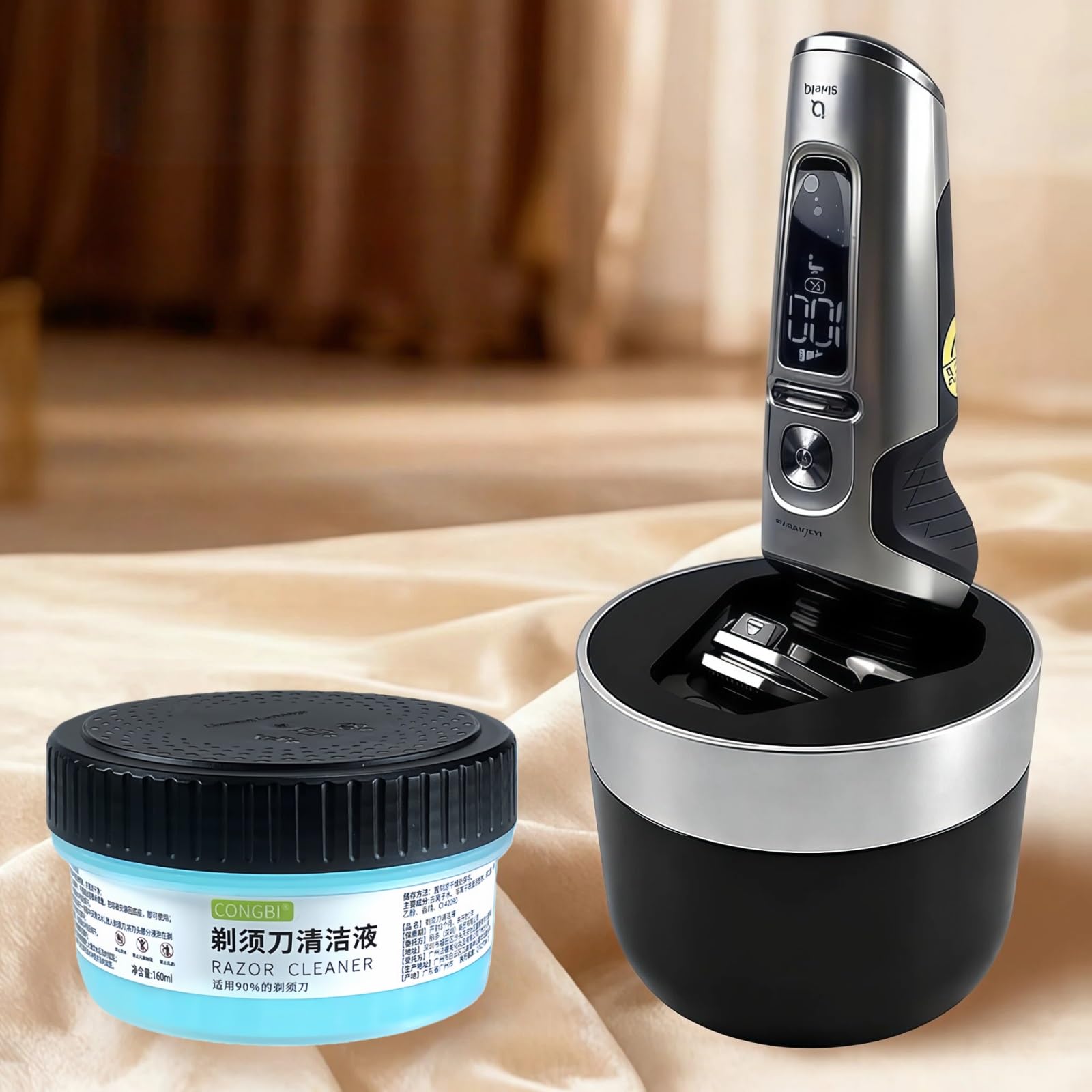 La Base De Limpieza Para Máquina De Afeitar Es Compatible Con Philips(Option 3)
