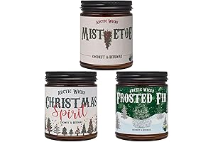 Festive Mistletoe Candle: Ignite the Magic of Christmas Cheer