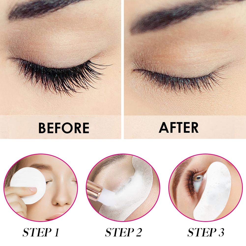 Detergente Ciglia 60ml Pulitore per Ciglia Shampoo per Ciglia Lavaggio Dai un Pennello Morbido Lash Shampoo