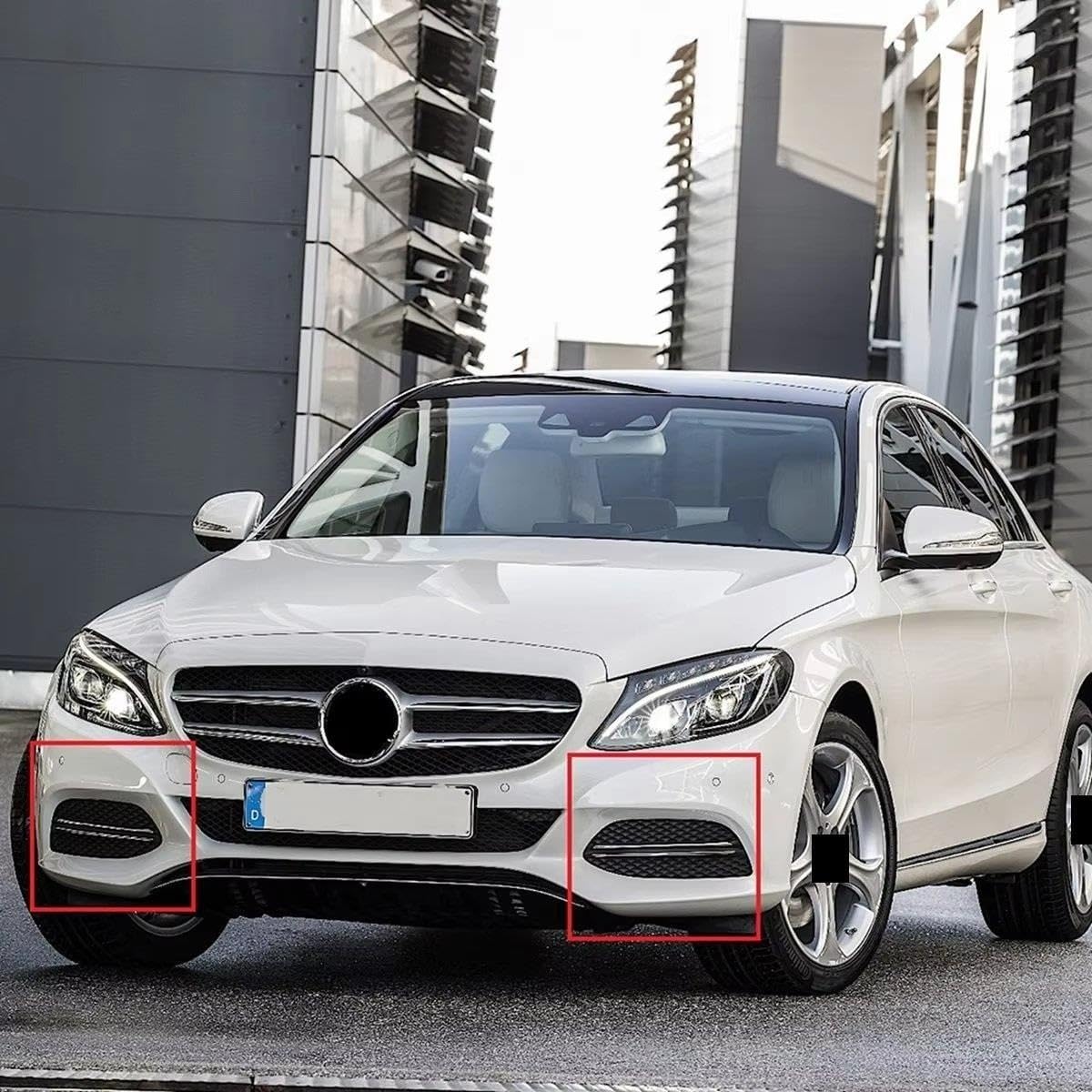 Couvercle Lunette Phare Antibrouillard Pare-choc Avant Voiture