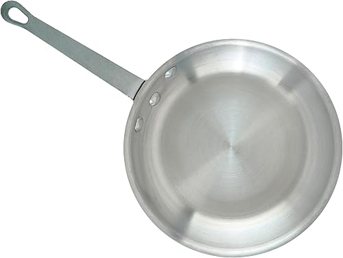 Miniatura 7 de Winco Sarténsartén de aluminio de grado comercial, acabado satinado, 8 pulgadas