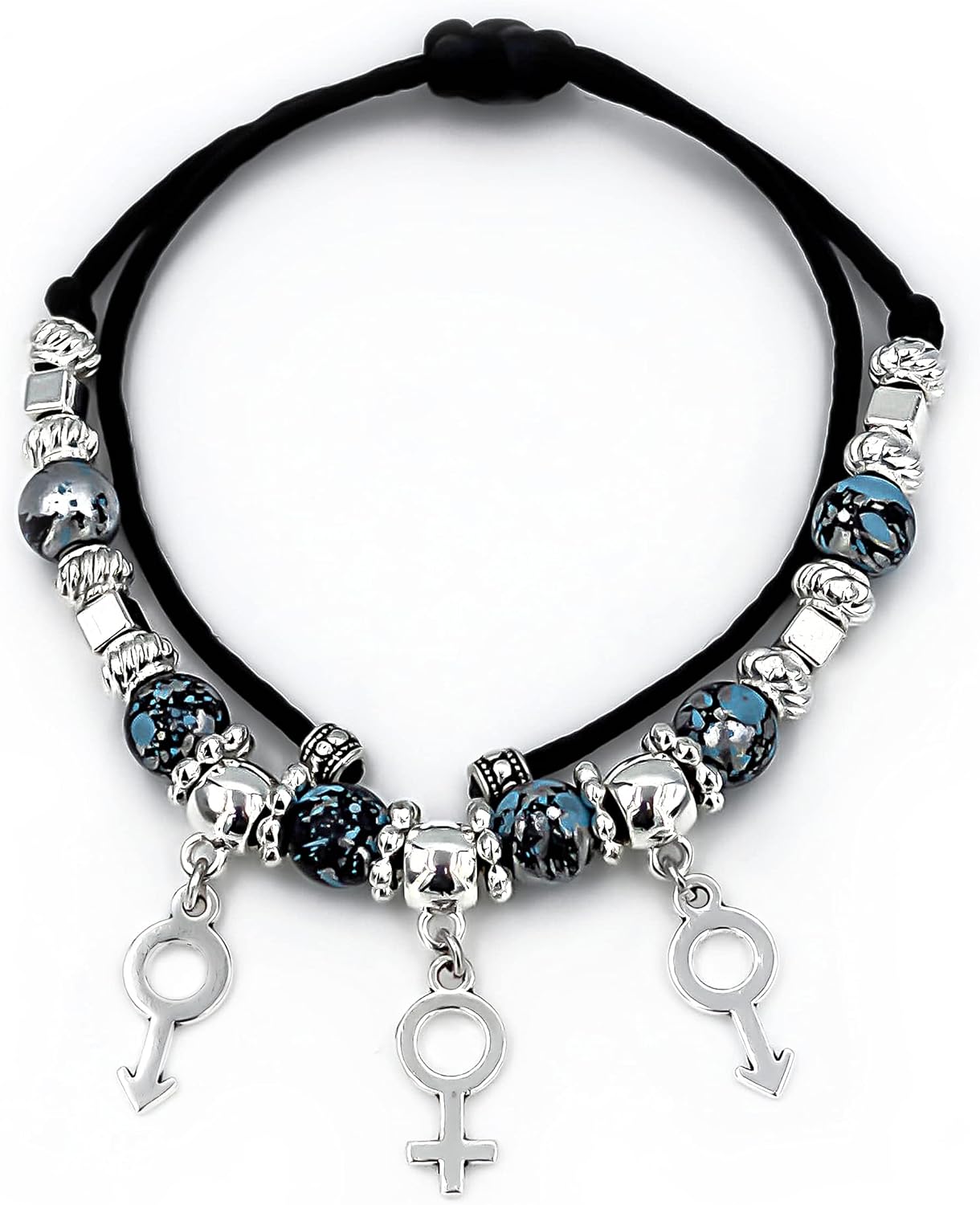 Adjustable MFM Boho Anklet/Bracelet Queen, HotWife, Vixen, Queen of Spades, BBC, QOS, Swinger, Threesome