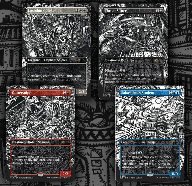 MTG Secret Lair Featuring: Kevin Eastman (Inks) (Non-Foil Edition
